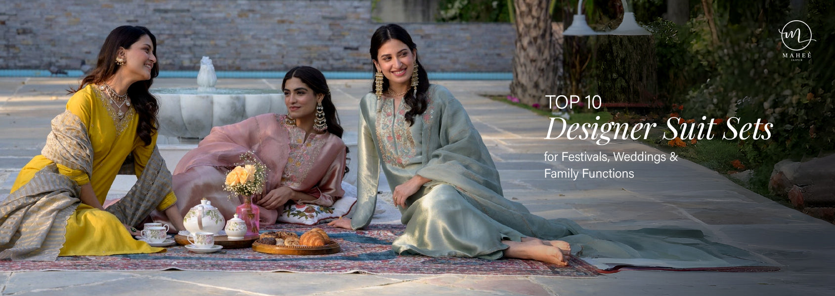 Top 10 Designer Suit Sets for Festivals, Weddings & Family Functions 
