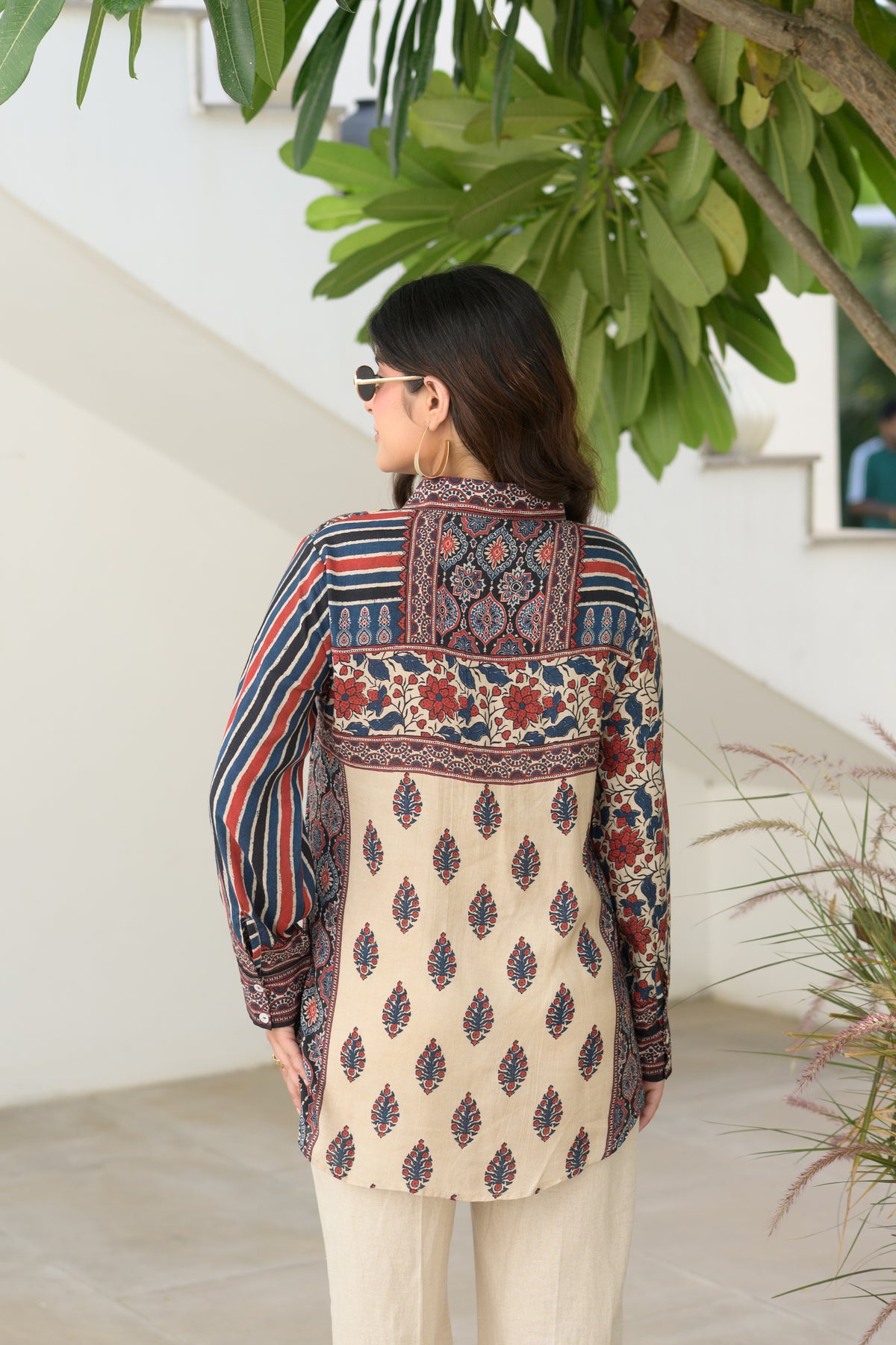 Kalamkari Patchwork Kurta  Shirt